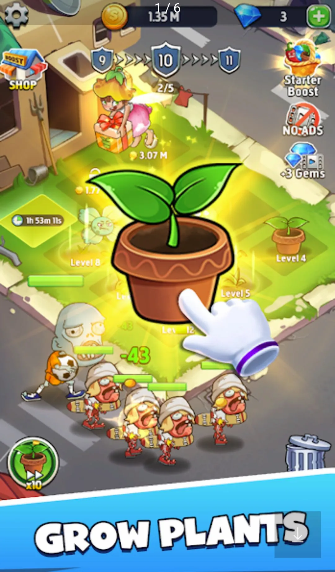 Merge Plants��Ϸ(��ʬ������Ϸ)v1.13.51 �ֻ����ͼ2