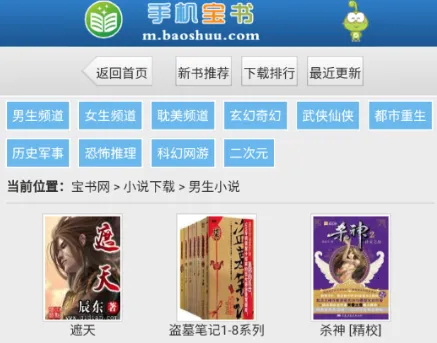 宝书网(小说阅读平台) 宝书网(小说阅读平台)
