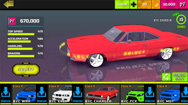 PROJECT DRIFT��ĿƯ����Ϸ(����Ư������)v152 �ֻ����ͼ0