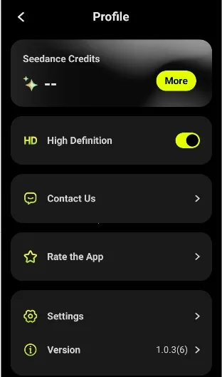 SeedanceAI(AI��Ƶ��������)v1.0.3 �ֻ����ͼ1