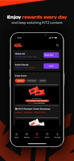 KITZ�̾�(K-POP׷��ƽ̨)v1.01.369 ��׿���ͼ2