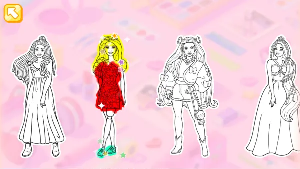 芭比娃娃色彩创作(娃娃涂色创作游戏) 芭比娃娃色彩创作(娃娃涂色创作游戏)