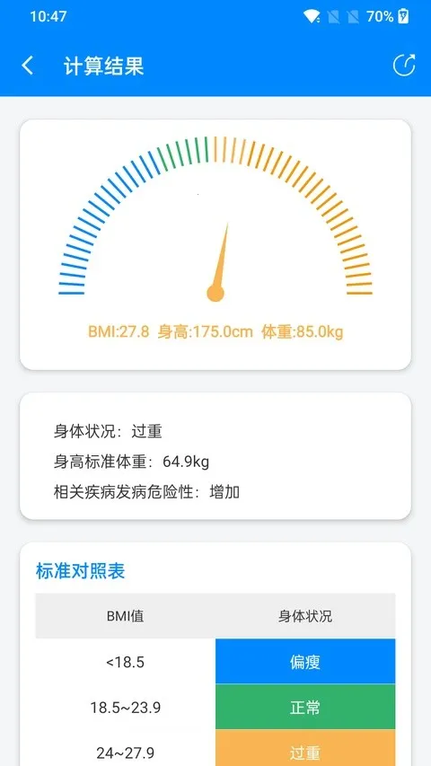 bmi��������ʽ(������⹤��)v7.0.0 �ֻ����ͼ2