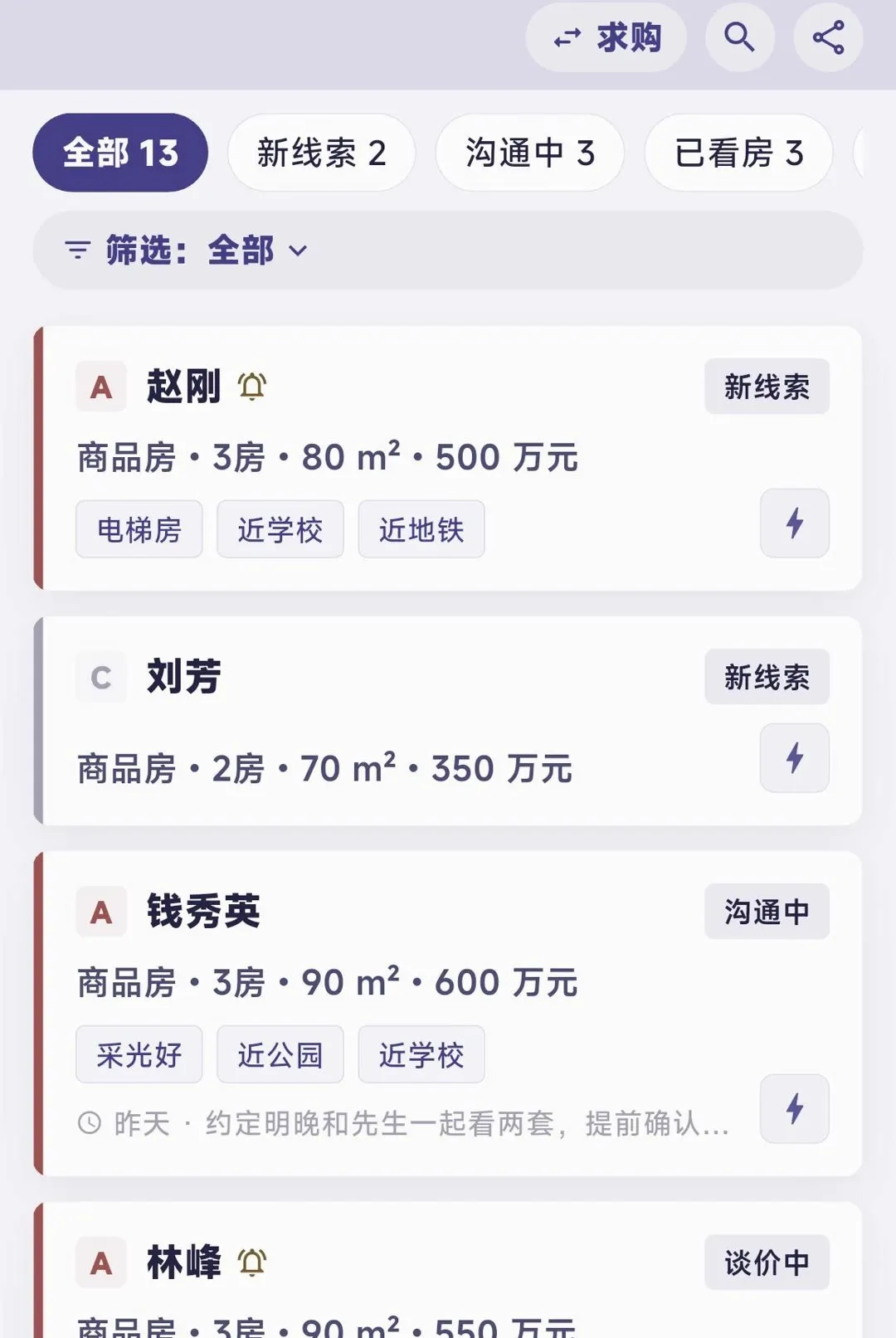 置业跟单(房产销售工具) 置业跟单(房产销售工具)